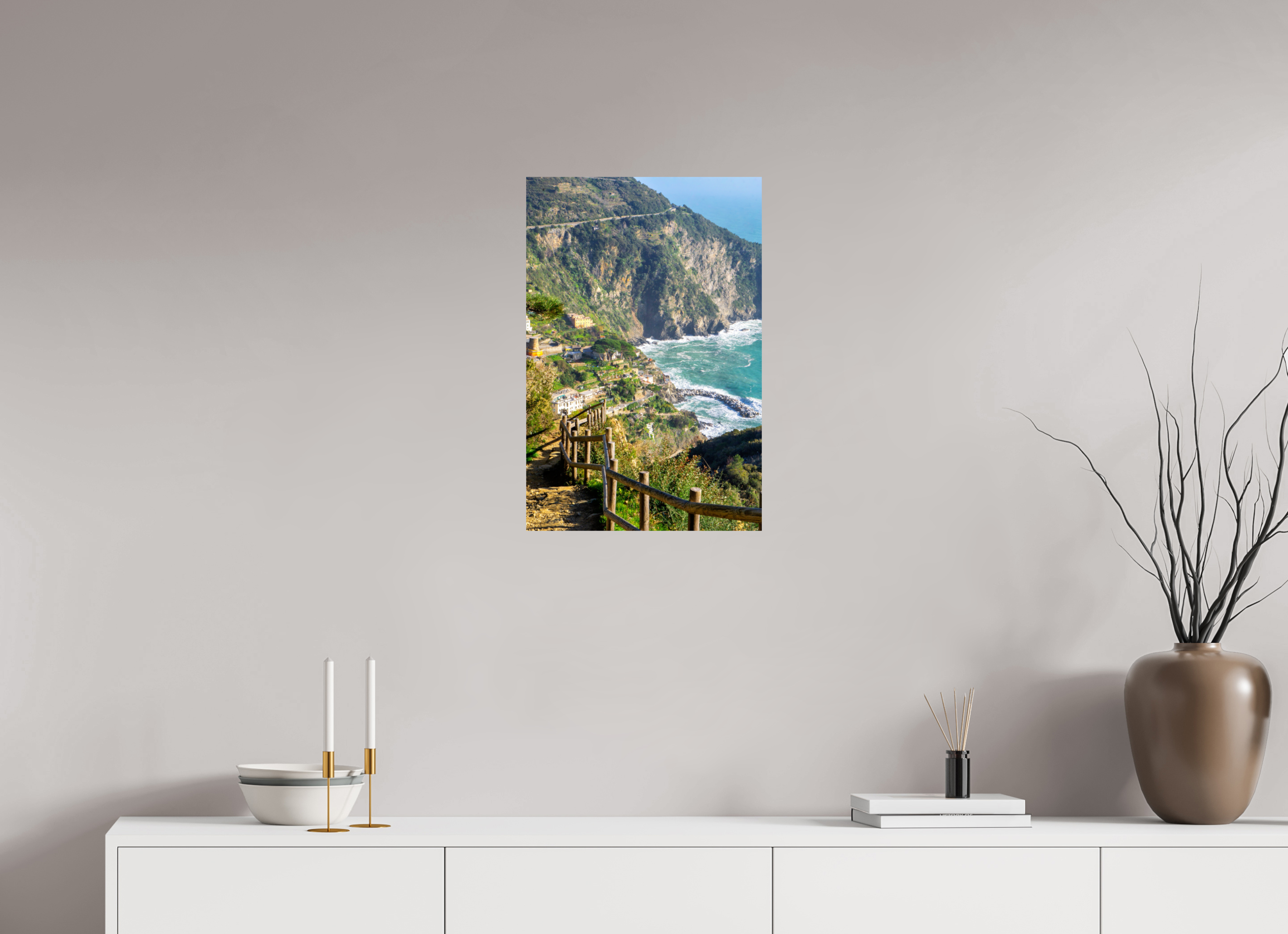 16 x 24″, Photo Print On Fuji Crystal DP II Riomaggiore - Cinque Terre