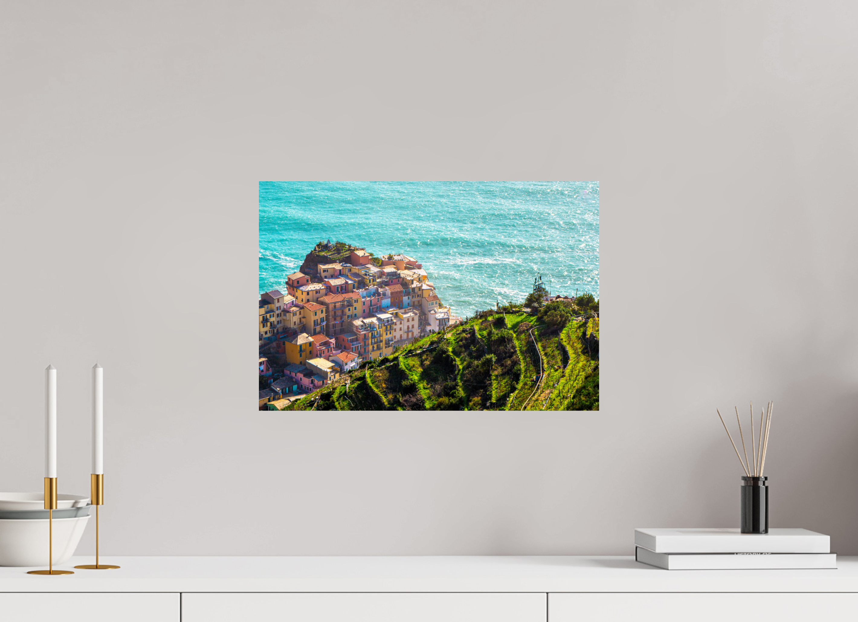17.8 x 12″, Photo Print On Fuji Crystal DP II Corniglia - Cinque Terre
