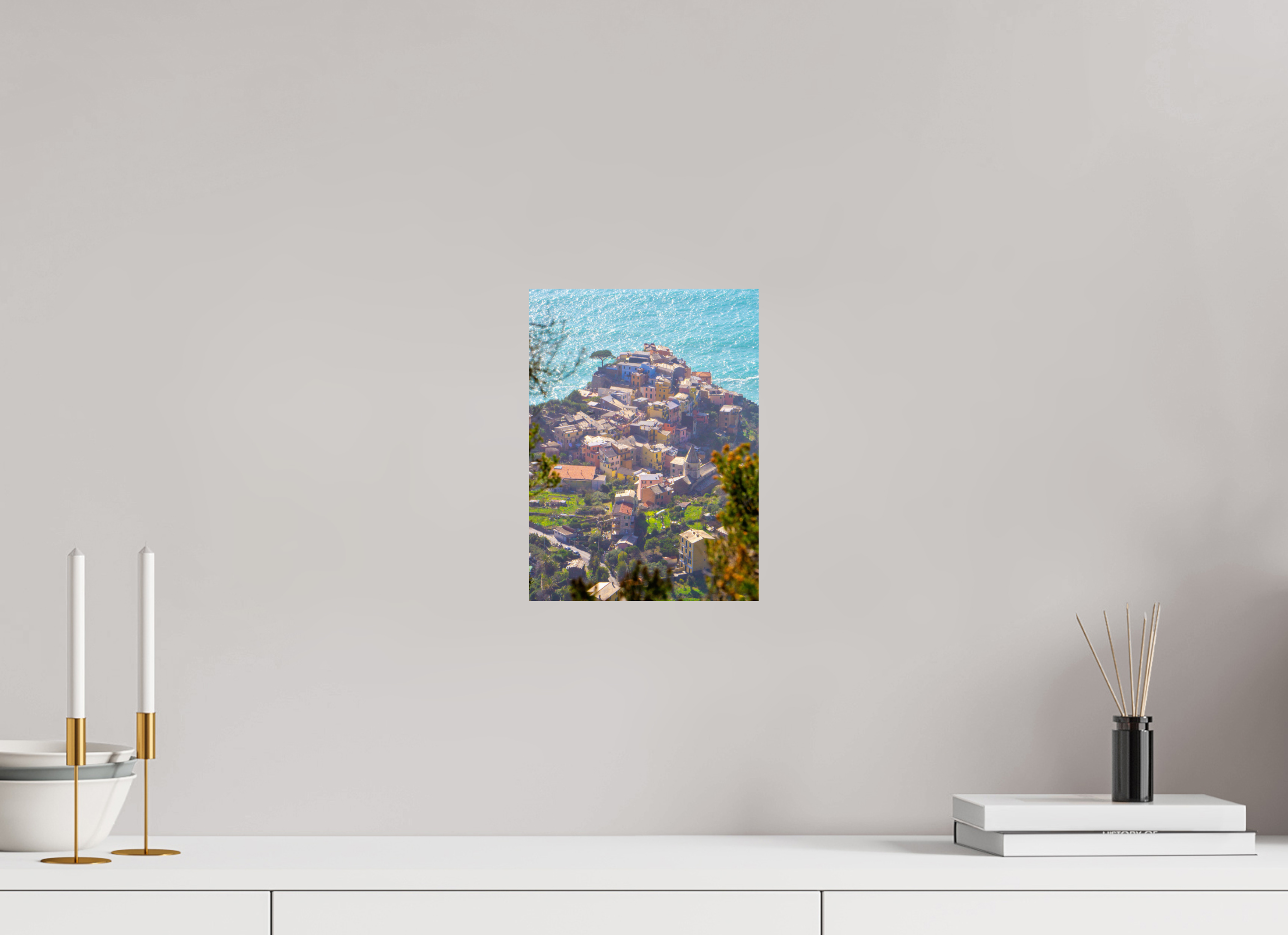 8 x 10.9″, Photo Print On Fuji Crystal DP II Corniglia - Cinque Terre