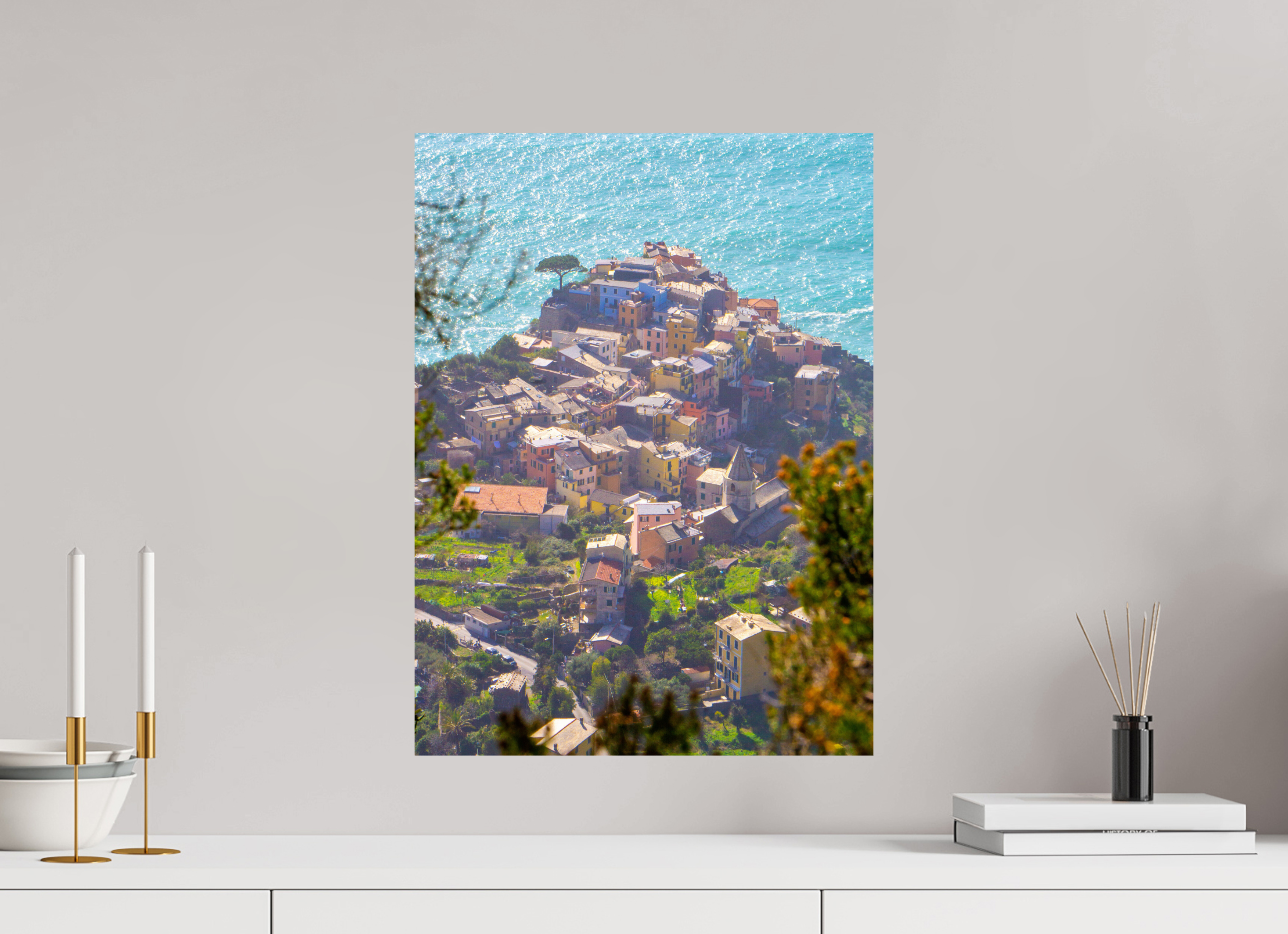 16 x 21.7″, Photo Print On Fuji Crystal DP II Corniglia - Cinque Terre