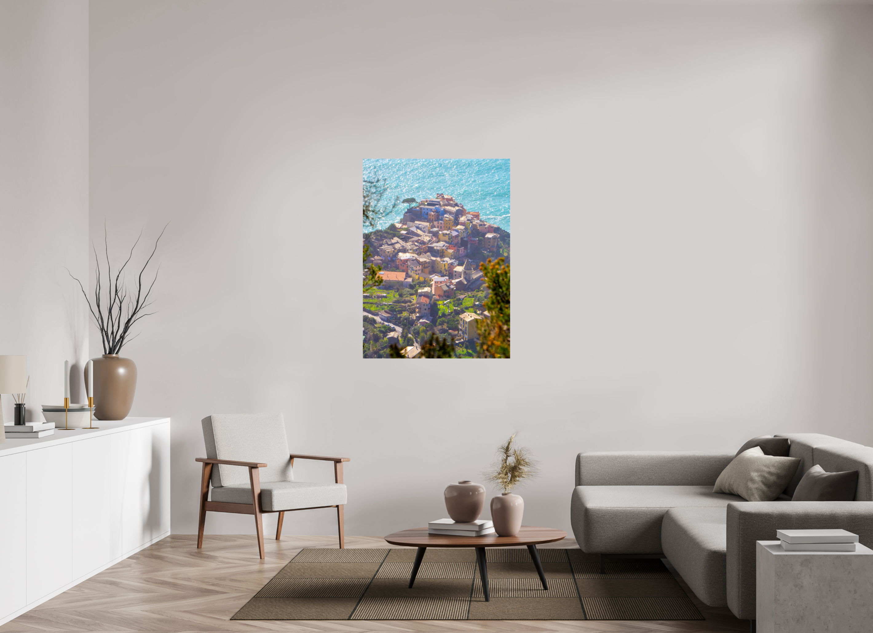 35 x 47.5″, Photo Print On Fuji Crystal DP II Corniglia - Cinque Terre