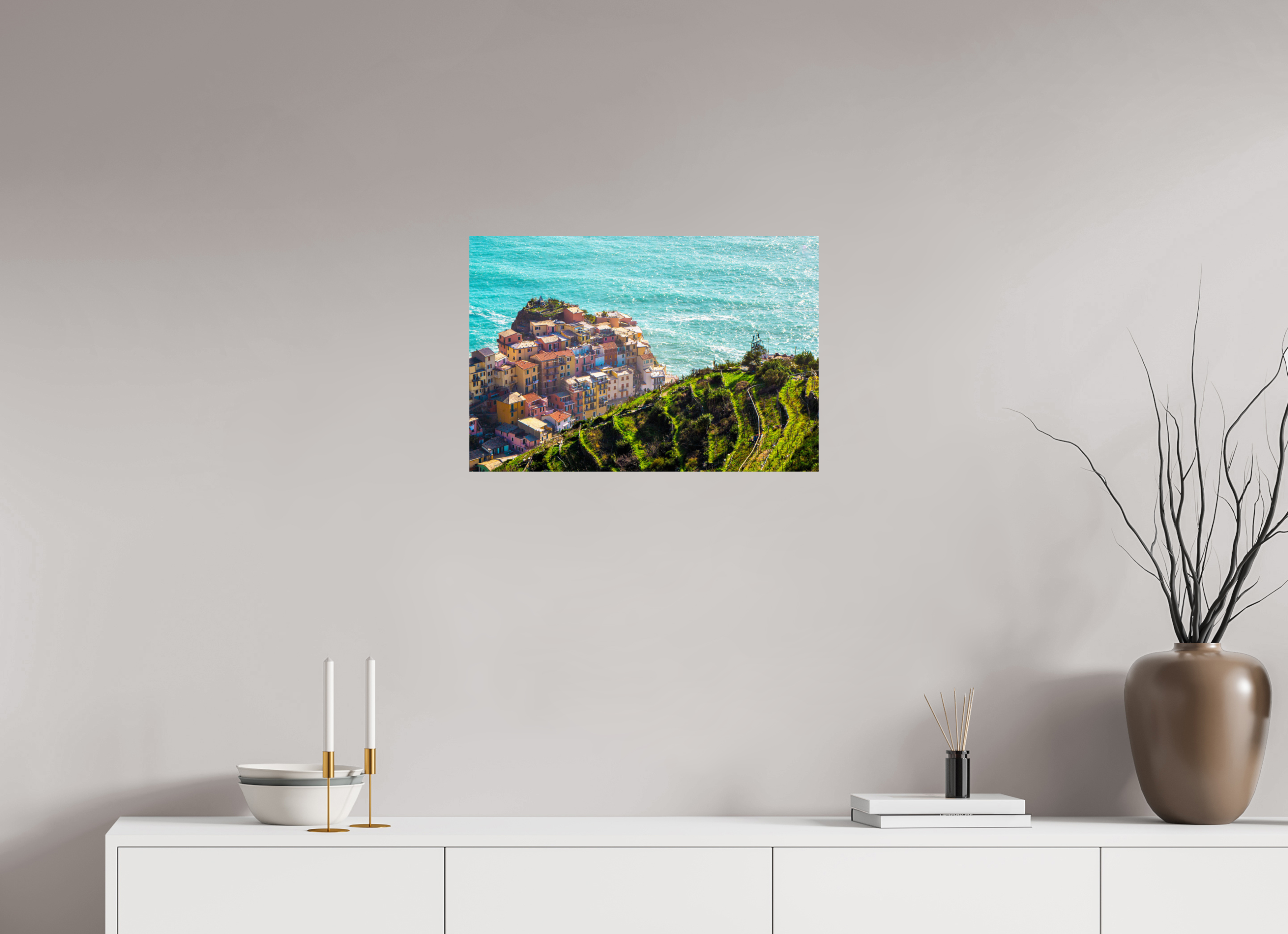 23.7 x 16″, Photo Print On Fuji Crystal DP II Corniglia - Cinque Terre