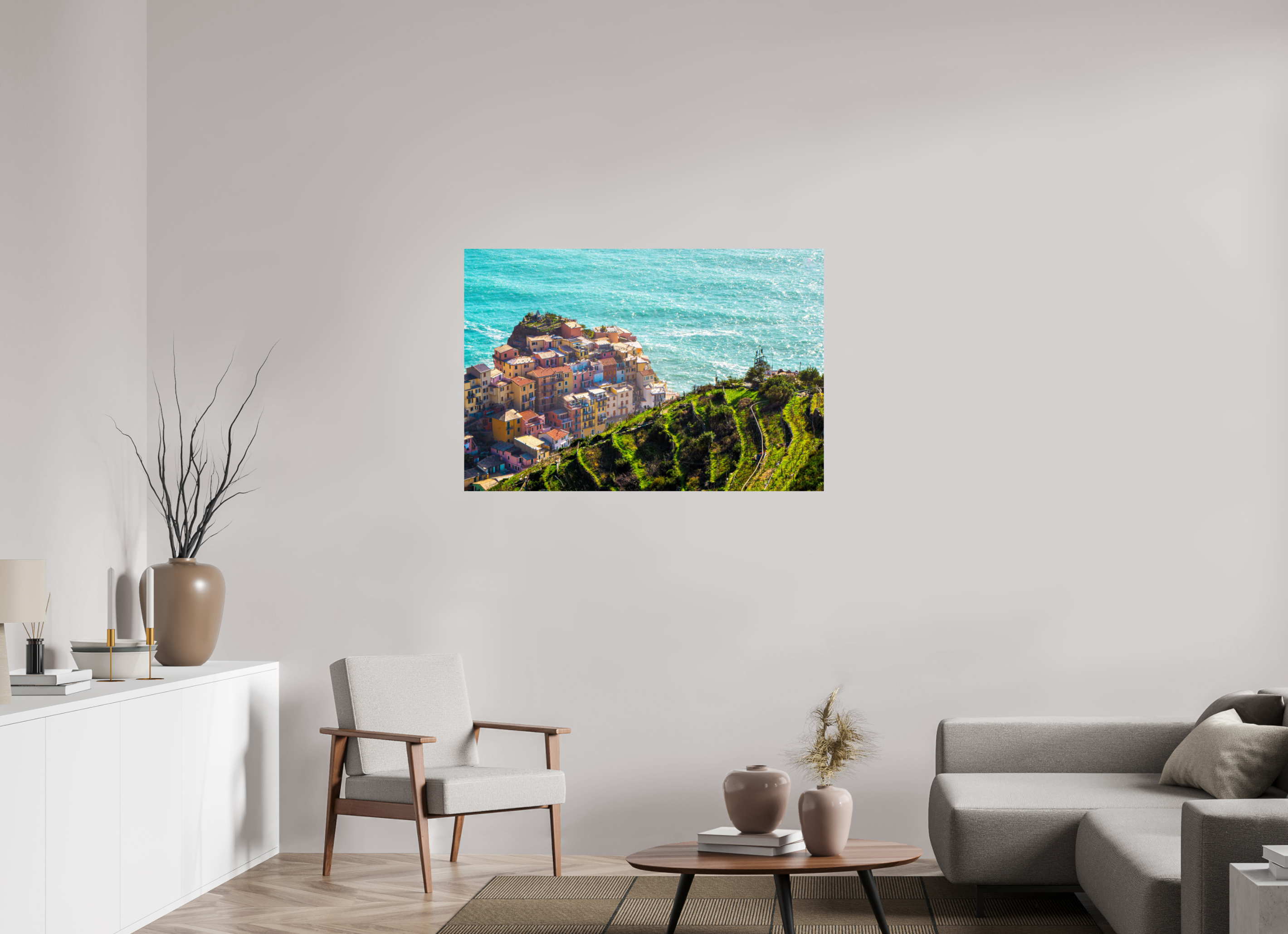 45.9 x 31″, Photo Print On Fuji Crystal DP II Corniglia - Cinque Terre