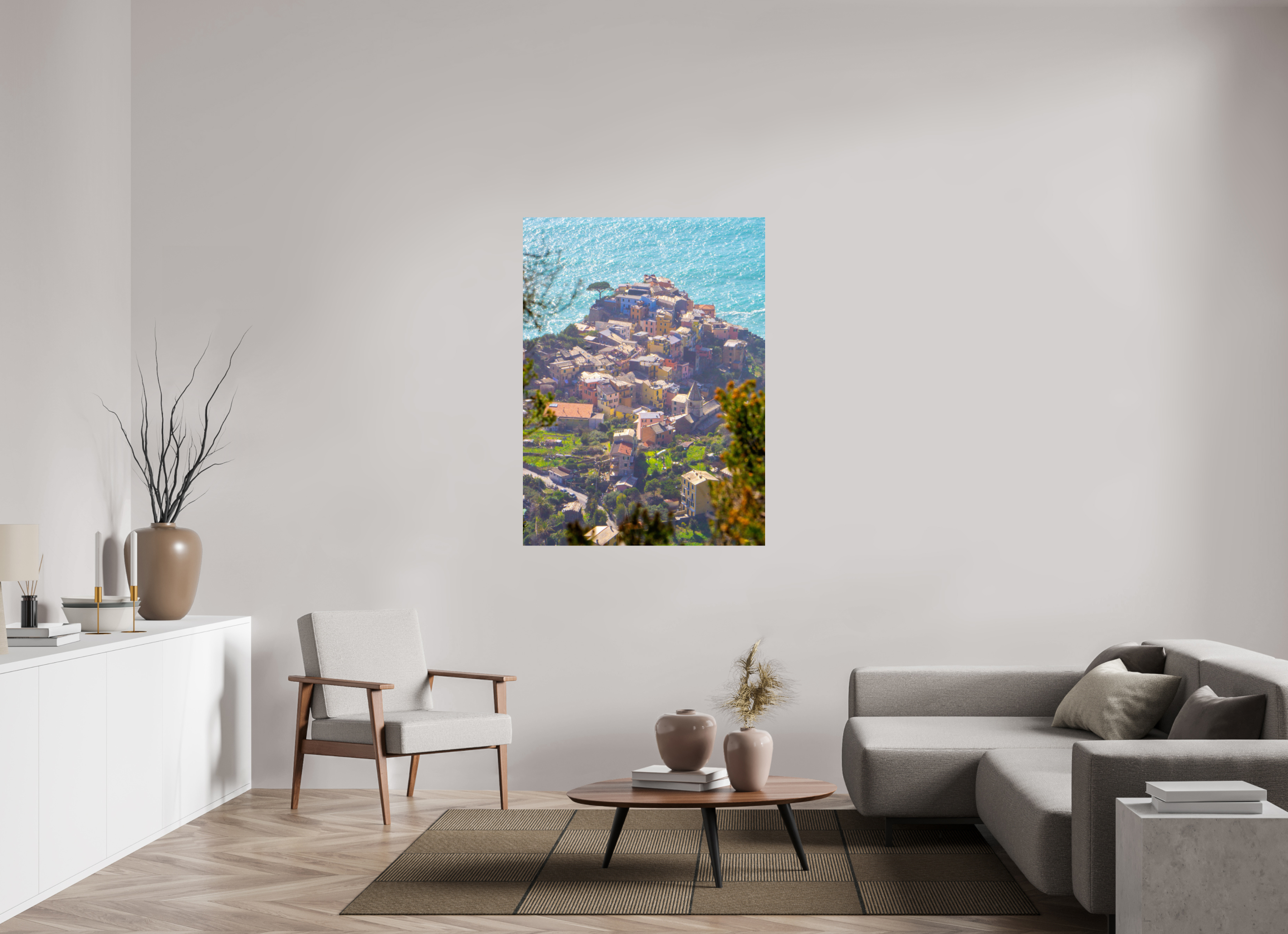 39 x 52.9″, Photo Print On Fuji Crystal DP II Corniglia - Cinque Terre