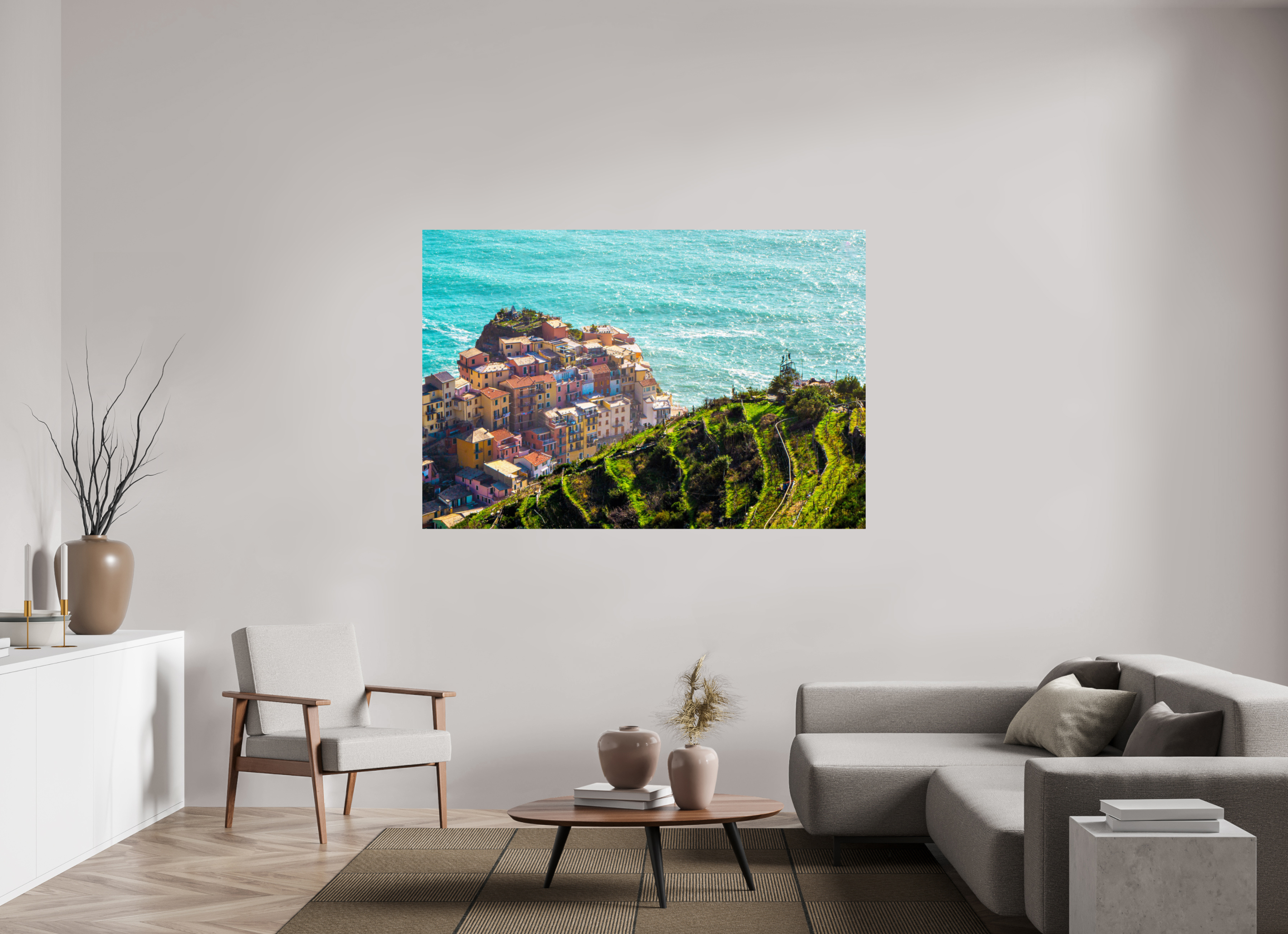 69.6 x 47″, Photo Print On Fuji Crystal DP II Corniglia - Cinque Terre