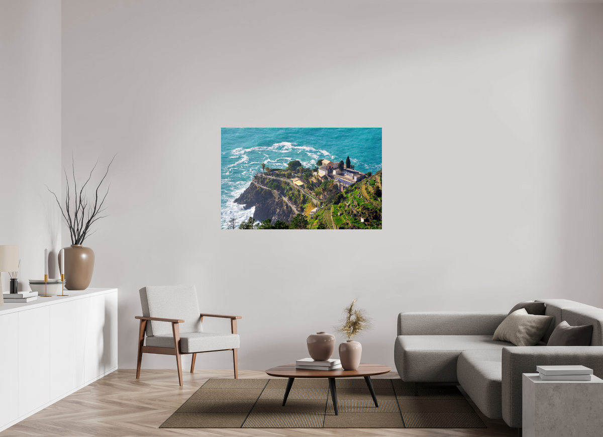 55.4 x 35″, Photo Print On Fuji Crystal DP II Vernazza - Cinque Terre